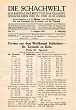 DIE SCHACHWELT / 1911 vol 1, no 13